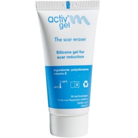 Activ’m Scar Gel Silicone Scar Treatment Αγωγή Gel Πρόληψη & Αντιμετώπιση του Σχηματισμού Υπερτροφικών Ουλών & Χηλοειδών 20gr