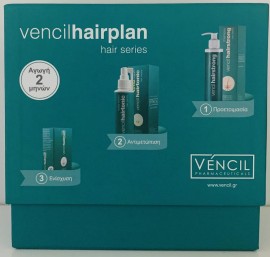 Vencil PROMO Hair Strong Shampoo 200ml - Lotion Hair Tonic 100ml - Hair Nail Caps 2x30 Κάψουλες