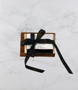 Treat me Well SET Bar Soap Μπάρα Σαπουνιού για Καθαρισμό Προσώπου με Άρωμα Grapefruit 105gr - Ξύλινη Σαπουνοθήκη