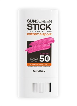Frezyderm Sunscreen Stick Extreme Sport SPF50 Magenta Απόχρωση Αντηλιακό Stick Προσώπου & Χειλιών 20ml
