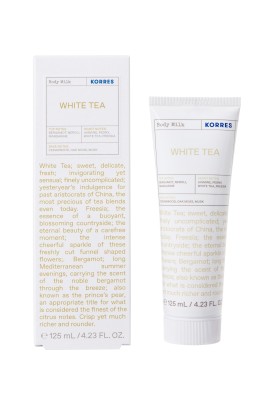 Korres Body Milk White Tea Ενυδατικό Γαλάκτωμα Σώματος, 125ml