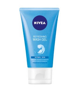 Nivea Daily Essentials Refreshing Facial Wash Καθημερινό Gel Καθαρισμού με Απολεπιστική Δράση 150ml