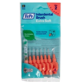 TePe Μεσοδόντια Βουρτσάκια Extra Soft Ροζ 0.5mm 8 Τεμάχια