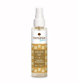Messinian Spa Hair & Body Mist Royal Jelly & Helichrysum Αρωματικό Σπρέι για Μαλλιά & Σώμα Βασιλικός Πολτός & Ελίχρυσος 100ml