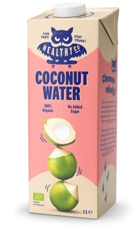 HealthyCo Coconut Water 100% Organic Νερό Καρύδας Χωρίς Προσθήκη Ζάχαρης, 1L