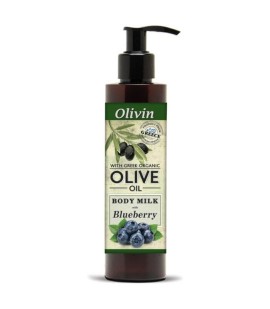 Olivin Body Milk Blueberry Γαλάκτωμα Σώματος Με Άρωμα Μύρτιλου 200ml