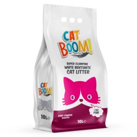 Cat Boom Baby Powder Άμμος για Γάτες με Άρωμα Πούδρα 10lt