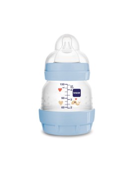 Mam Easy Start Anti-Colic Πλαστικό Μπιμπερό Κατά των Κολικών για 0m+ Γαλάζιο με Θηλή Σιλικόνης 130ml [353SB]