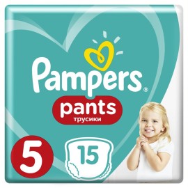 Pampers Pants Μέγεθος 5 (12-17kg) 15 Πάνες - Bρακάκι