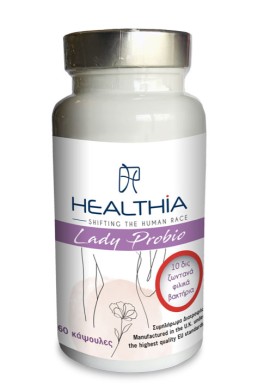 Healthia Lady Probio Προβιοτικά για Γυναίκες 60 Κάψουλες Βραδείας Αποδέσμευσης