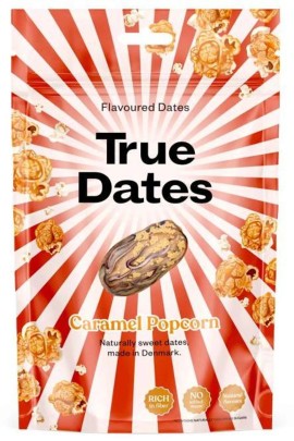 True Dates Popcorn Καραμέλας 100gr