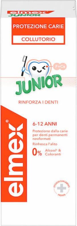 Elmex Caries Protection Junior Παιδικό Στοματικό Διάλυμα για 6-12 Ετών 400ml