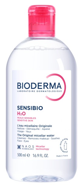 Bioderma Sensibio H2O Micellar Water Νερό Καθαρισμού & Ντεμακιγιάζ για Ευαίσθητο Δέρμα 500ml