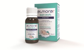 Almora  Baby Drops Προβιοτικό σε Σταγόνες για την Ανακούφιση των Βρεφικών Κολικών & την Υγεία του Γαστρεντερικού 8ml