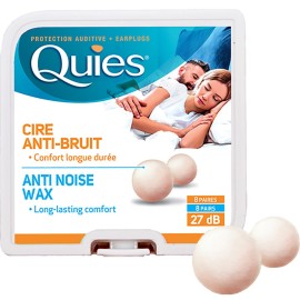 Quies Wax Earplugs Κέρινες Ωτοασπίδες, 8 Ζεύγη