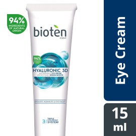 Bioten Hyaluronic 3D Eye Cream Αντιρυτιδική Κρέμα Ματιών με Υαλουρονικό Οξύ 15ml