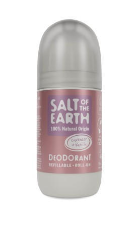 Salt of the Earth Vegan Refillable Roll on Lavender & Vanilla Αποσμητικό Επαναγεμιζόμενο 75ml
