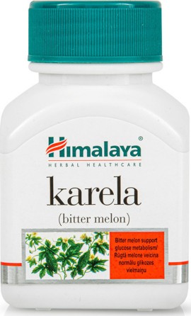 Himalaya Wellness Karela Bitter Melon Συμπλήρωμα Διατροφής για τη Ρύθμιση του Σακχάρου 60 Κάψουλες