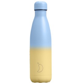 Chillys Gradient Gradient Sky Γαλάζιο-Κίτρινο Μπουκάλι Θερμός από Ανοξείδωτο Ατσάλι 500ml
