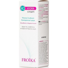 Froika AC Hydra Cream Ενυδατική Κρέμα Προσώπου για την Ακνεϊκή Επιδερμίδα Χωρίς Χρώμα 50ml