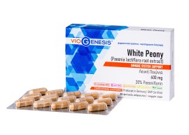 VioGenesis White Peony 600mg Συμπλήρωμα Διατροφής για το Ανοσοποιητικό Σύστημα 30 Φυτικές Κάψουλες