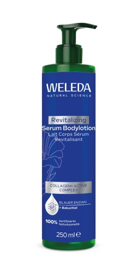 Weleda Blue Gentian Active Complex Collagen Bakuchiol Αναζωογονητικό Γαλάκτωμα Σώματος 250ml
