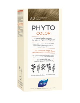 Phyto PhytoColor Μόνιμη Βαφή Μαλλιών No8.3 Ξανθό Ανοιχτό Χρυσό