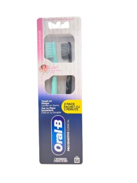 Oral B Pro Sensitive Clinical Οδοντόβουρτσα Πολύ Μαλακή 2 Τεμάχια