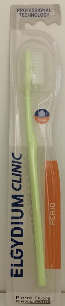 Elgydium Clinic Perio Κλινική Οδοντόβουρτσα Μαλακή σε Σχήμα Λ 1 Τεμάχιο