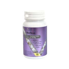 Vitamain Μορφέας Συμπλήρωμα Διατροφής για την Ρύθμιση του Ύπνου & τη Μείωση της Αϋπνίας 30 Κάψουλες