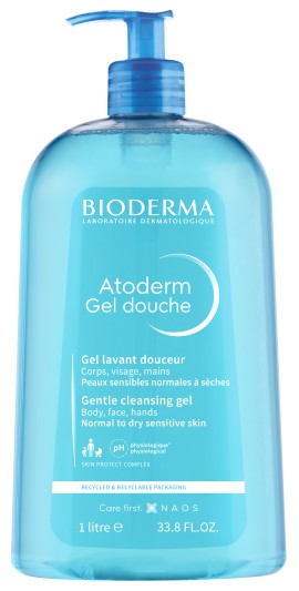 Bioderma Atoderm Gel Douche Εξαιρετικά Απαλό Αφρόλουτρο για Κανονικό Προς Ευαίσθητο Δέρμα 1Lt