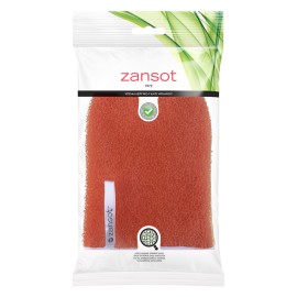 Zan Sot Hypoallergenic Bath Glove Υποαλλεργικό Γάντι Μπάνιου Κατά της Κυτταρίτιδας Πορτοκαλί - Κίτρινο [12.201]