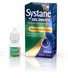 Alcon Systane Gel Drops Λιπαντικές Οφθαλμικές Σταγόνες Με Ενυδατική Δράση 10ml