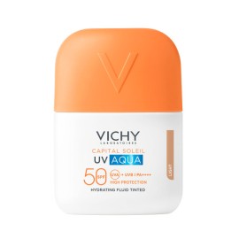 Vichy Capital Soleil UV-Aqua SPF50 Λεπτόρρευστο Ενυδατικό Αντηλιακό Προσώπου με Χρώμα Light 50ml