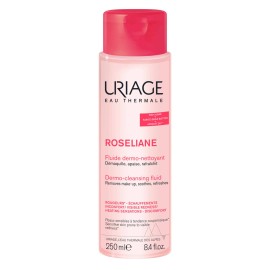 Uriage Roseliane Dermo Cleansing Fluid Λεπτόρρευστο Δερμοκαθαριστικό Προσώπου για Ευαίσθητες Επιδερμίδες 250ml