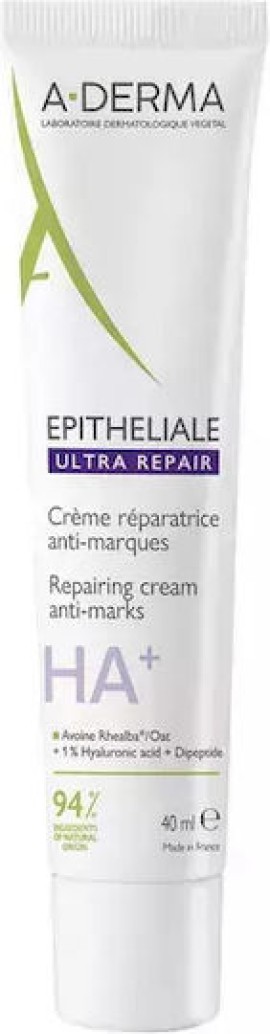 A-Derma Epitheliale H.A+ Ultra Repair Καταπραϋντική Eπανορθωτική Κρέμα Κατά των Σημαδιών 40ml
