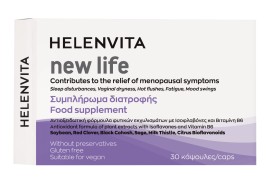 Helenvita New Life Συμπλήρωμα Διατροφής για την Εμμηνόπαυση 30 Κάψουλες