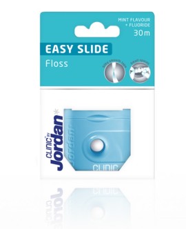 Jordan Easy Slide Fresh Floss Οδοντικό Νήμα με Γεύση Μέντα & Φθόριο 30m