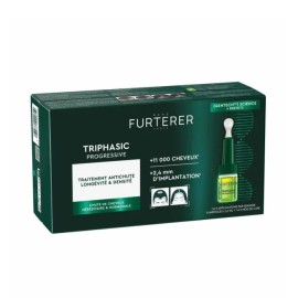 Rene Furterer Triphasic Progressive Αγωγή κατά της Προοδευτικής Τριχόπτωσης 8 Αμπούλες x 5.5ml