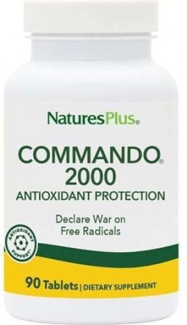 Natures Plus Commando 2000 Αντιοξειδωτική Φόρμουλα 90 Ταμπλέτες