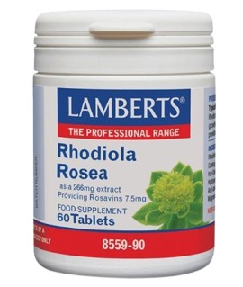 Lamberts Rhodiola Rosea για Σωματική & Πνευματική Τόνωση 60 Ταμπλέτες