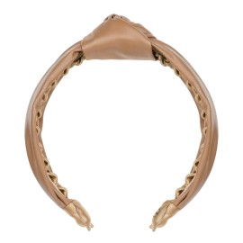 Invisibobble Hairhalo Fall in Love Στέκα Μαλλιών Μπεζ Δερμάτινη 1 Τεμάχιο