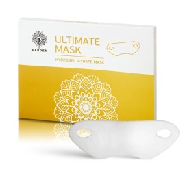 Garden Ultimate Hydrogel V-Shape Mask Ενυδατική και Συσφιγκτική Μάσκα Επίθεμα Υδρογέλης για το Πηγούνι & Λαιμό 2 Τεμάχια