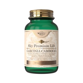 Sky Premium Life Garcinia Cambogia Συμπλήρωμα Διατροφής για τον Μεταβολισμό Πρωτεϊνών, Υδατανθράκων, Λιπαρών Οξέων & Γλυκογόνου 60 Δισκία