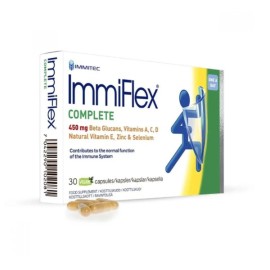 Immiflex Complete 450mg Συμπλήρωμα για την Ενίσχυση του Ανοσοποιητικού 30 Κάψουλες