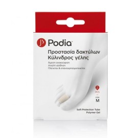 Podia Προστασία Δακτύλων Κύλινδρος Πολυμερούς Γέλης Μέγεθος:M 2 Τεμάχια