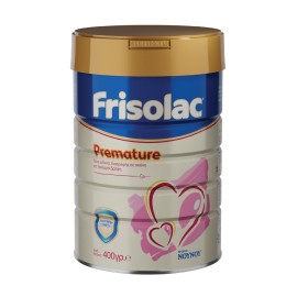 Frisolac Premature Γάλα Ειδικής Διατροφής σε Σκόνη 1ης Βρεφικής Ηλικίας Κατάλληλο για τη Διαιτητική Αγωγή των Πρόωρων & Ελλιποβαρών Βρεφών έως 6 Μηνών 400gr