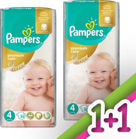 Pampers PROMO Premium Care Maxi Μέγεθος 4 (9-14kg) 2*52 Πάνες