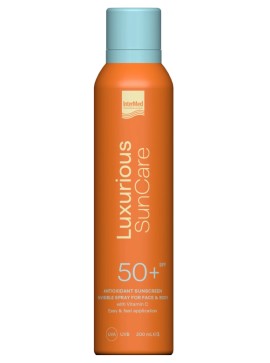 Intermed Luxurious Sun Care Antioxidant Sunscreen Invisible Spray SPF50+ Αντηλιακό Προσώπου & Σώματος 200ml