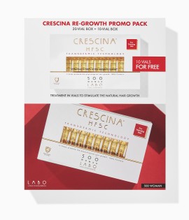 Labo PROMO Crescina Transdermic HFSC 500 Woman Αγωγή 6 Εβδομάδων Μεσαίο Στάδιο Αραίωσης 20 + ΔΩΡΟ 10 Φιαλίδια x 3.5ml